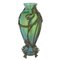 Jugendstil Vase mit Bronzemontierung von Wilhelm Kralik, 1900 4