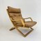Vintage Lounge Chair in Cognac Leather, 1970s, Image 1