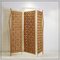 Rope and Wood Folding Screen Room Divider in the style of Audoux Minnet 2