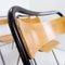 Vintage Folding Chair in Metal and Wood, 1960s, Set of 7 3