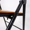 Vintage Folding Chair in Metal and Wood, 1960s, Set of 7, Image 14