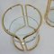 Gold and Chrome Side Tables, Set of 2 4
