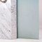 Mesa auxiliar de mármol y vidrio arenado con superficie ovalada de vidrio, años 80, Imagen 4
