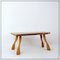 Brutalist Wooden Side Table 12