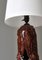 Lámpara de mesa modernista con decoración de búho de Michael Andersen & Sons, años 20, Imagen 4