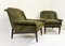 Fauteuils Mid-Century en Velours Vert, Italie, 1960s, Set de 2 2