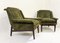 Mid-Century Modern Italian Armchairs in Green Velvet, 1960s, Set of 2 2