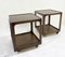 Mid-Century Side Tables with Wheels, 1960s, Set of 2 3