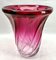 Gelgian Vase aus Kristallglas mit Amethystkern von Val Saint Lambert, 1950 3