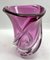 Vintage Belgian Crystal Vase by Val Saint Lambert, 1950s 2