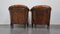 Sheep Leather Club Chairs, Set of 2, Image 4