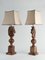 Hand-Carved Brown Alabaster Knight Horse Head Table Lamps, 1970s, Set of 2 5