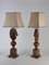 Hand-Carved Brown Alabaster Knight Horse Head Table Lamps, 1970s, Set of 2 9