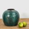 Antique Chinese Emerald Green Ceramic Vase, 1820 1