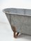 Bañera vintage de acero galvanizado, 1920, Imagen 10