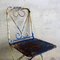 Antique Metal Folding Chair, 1900 5