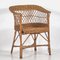 Fauteuils Vintage en Osier, 1920 1