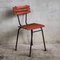 Garden Chair in Red Metal, France, 1900s, Image 4