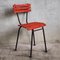 Garden Chair in Red Metal, France, 1900s, Image 5