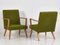 Vintage Green Armchairs, 1950s, Set of 2 3