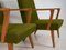 Vintage Green Armchairs, 1950s, Set of 2 6