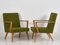 Grüne Vintage Sessel, 1950er, 2er Set 1