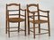 Oak Armchairs, 1900s, Set of 2 3