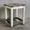 Green and White Wooden Bedside Table, 1920s 1