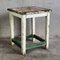 Green and White Wooden Bedside Table, 1920s, Image 1