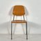 Industrial Wood & Metal Chair, 1950s 4