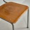 Industrieller Stuhl aus Holz & Metall, 1950er 2