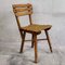 Vintage Wooden School Chair, France, 1950s 1