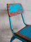 Petite Chaise Vintage pour Enfant Bleue, Espagne, 1950s 3