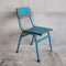 Small Vintage Children's Blue Chair, Spain, 1950s 2