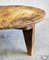 Vintage Round Wood Coffee Table, 1920 3