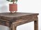 Tavolino quadrato in legno antico, Immagine 3