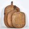 Vintage Oval Cutting Boards, 1920, Set of 3 1