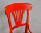 Antique Red Chair by Michael Thonet, 1900, Image 5