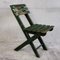 Grüner Vintage Stuhl aus Kiefernholz, 1950 1