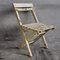 Small Vintage Foldable Chair in White Color, 1950 1
