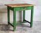 Vintage Green Wood Table, 1920 1