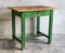 Vintage Green Wood Table, 1920, Image 1