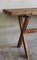 Antique Rustic Wood Table, 1900 5