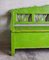 Banc de Jardin Antique Vert, Hongrie, 1900s 2