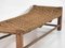 Vintage Rattan Bench, 1930s, Image 2