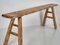 Vintage Style Natural Wood Bench, 1950s, Image 3
