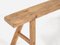 Banc Style Vintage en Bois, 1950s 2