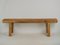 Vintage Bench in Natural Wood, Image 2