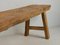 Vintage Bench in Natural Wood, Image 5