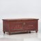 Antique Red Colored Wood Trunk, 1848, Image 1